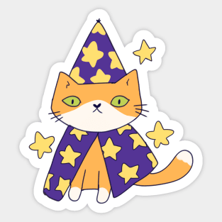 Cat wizard Sticker